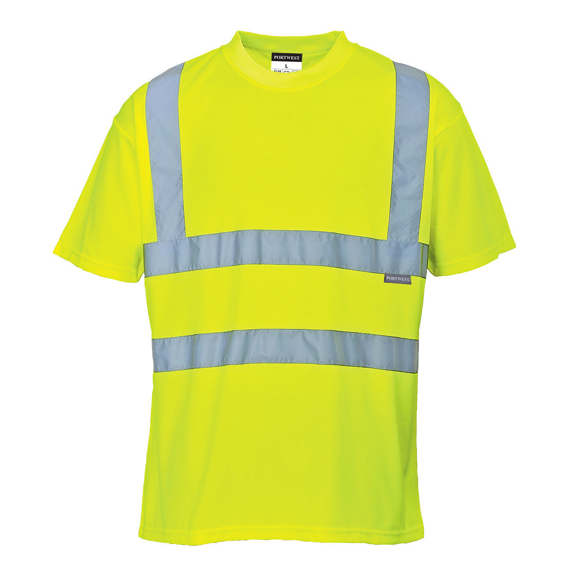 Portwest S478 Hi-Vis T-Shirt S/S - Yellow, front