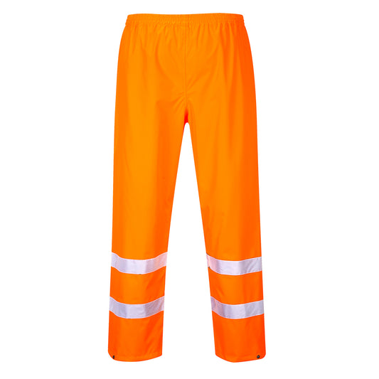 Portwest S480 Hi-Vis Rain Pants - Orange, front