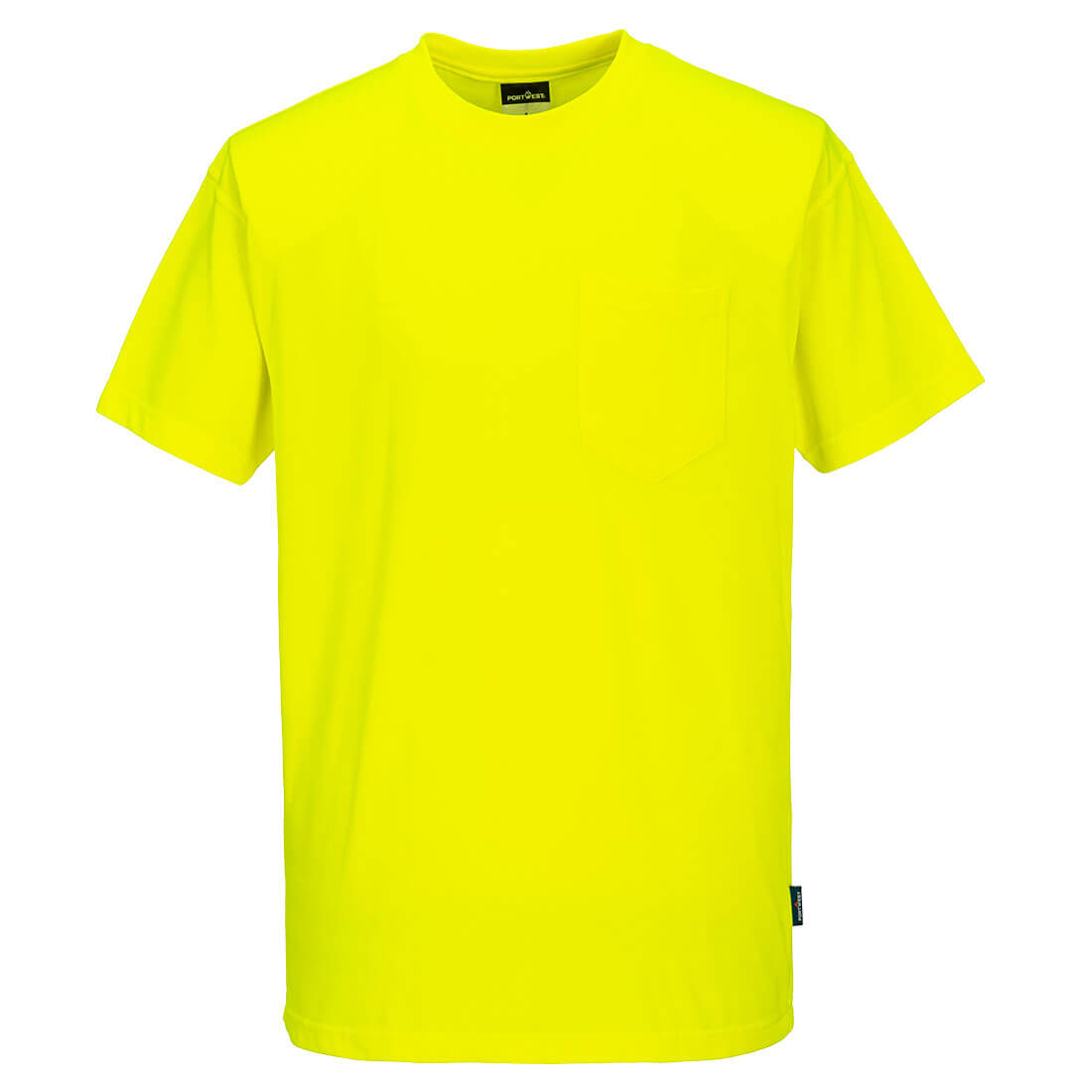 Portwest S577 Non Ansi Cotton Blend T-Shirt S/S - Yellow, front