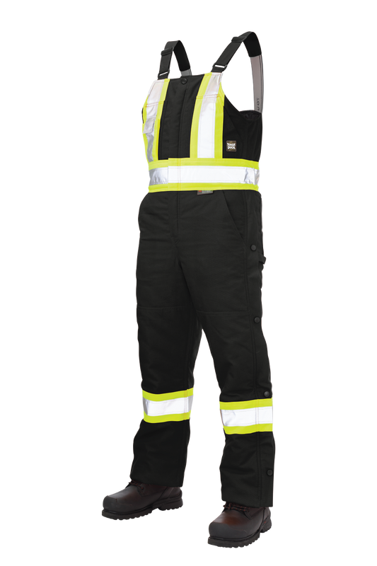Tough Duck S757 bib overall Black front