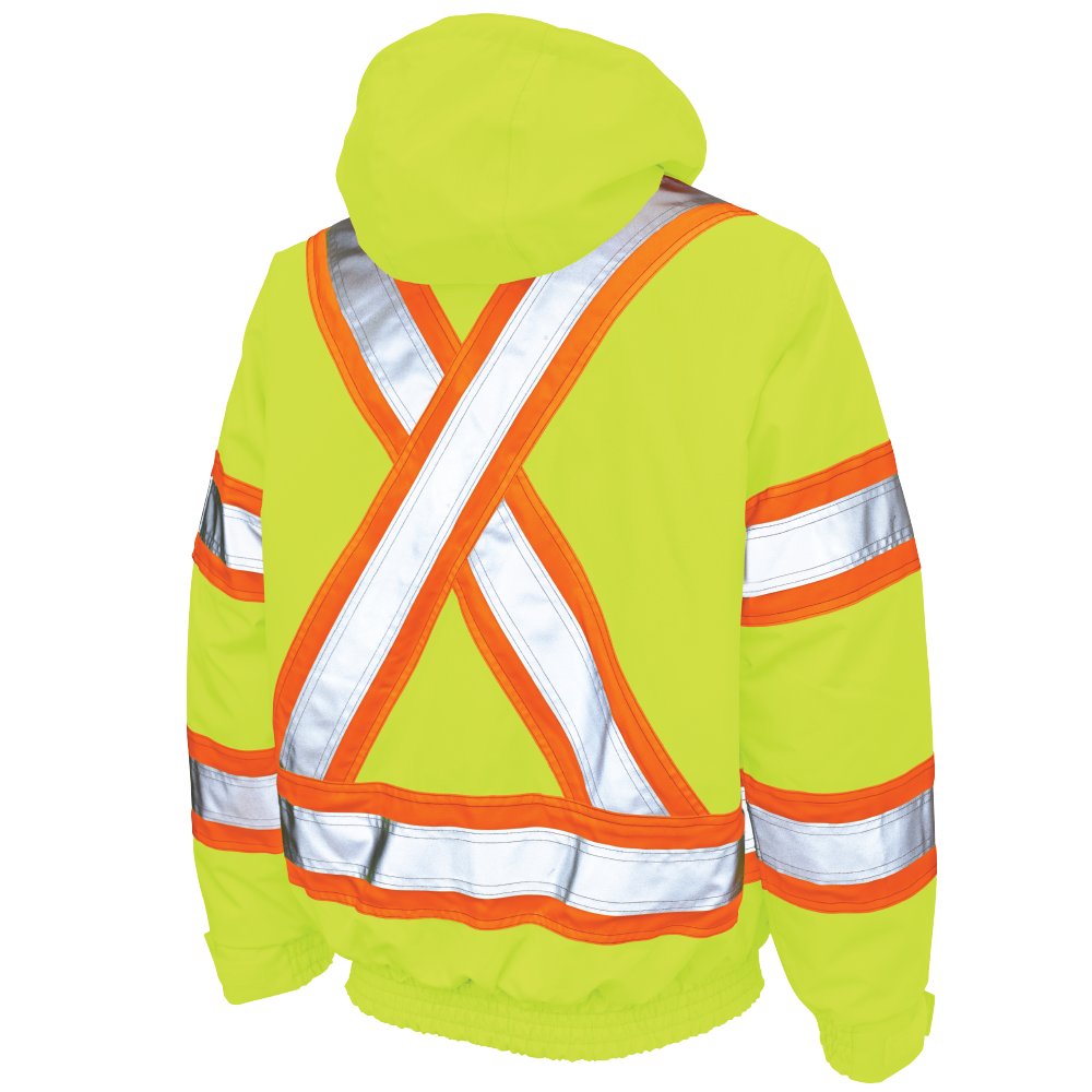 Tough Duck SJ20 Ripstop Safety Bomber - Fluorescent Green
