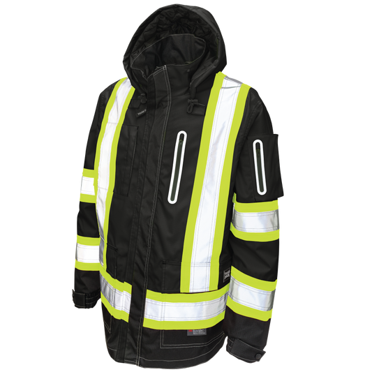 Tough Duck SJ28 Ripstop Safety Hi-Vis Shell