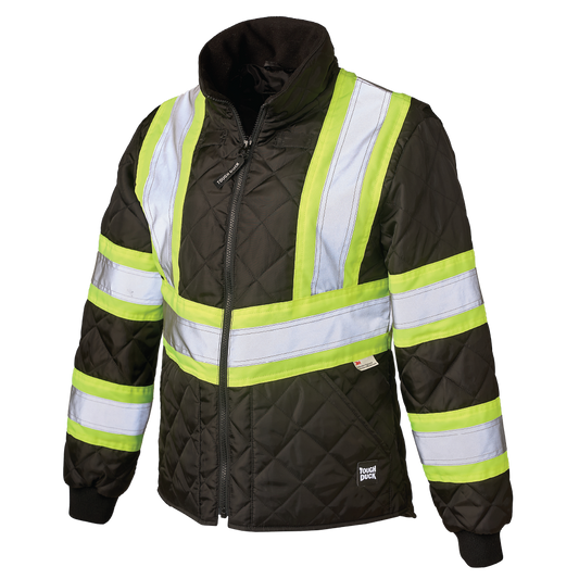 Tough Duck SJ47 Women's Quilted Safety Freezer Jacket