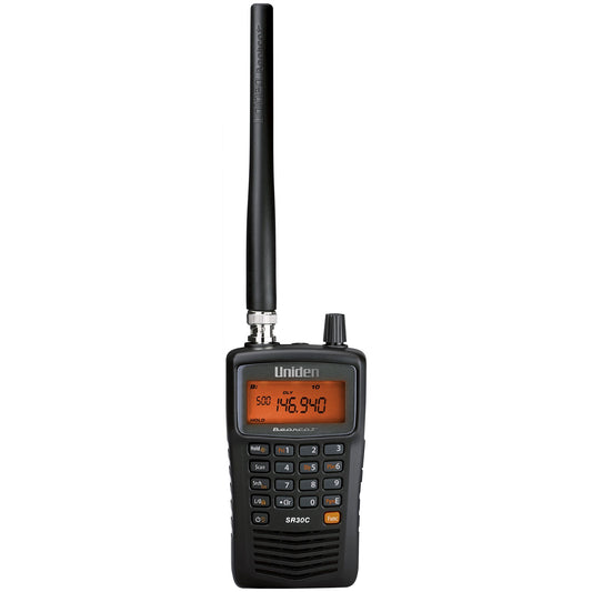 UNIDEN - SR30C 500 CHANNEL HAND HELD NARROW BAND SCANNER