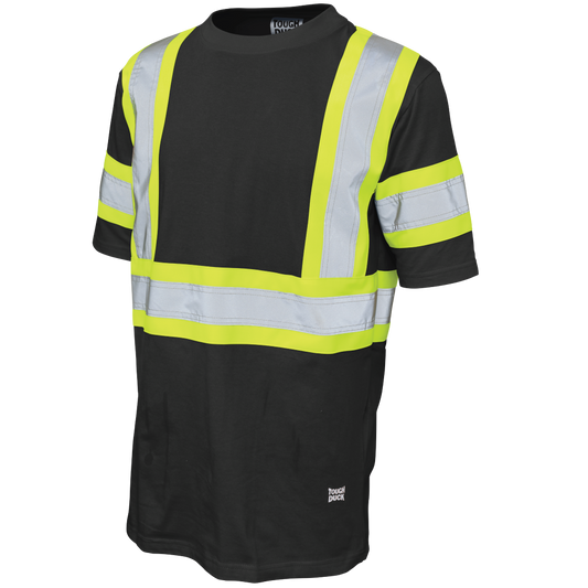 Tough Duck ST11 safety t-shirt Black front