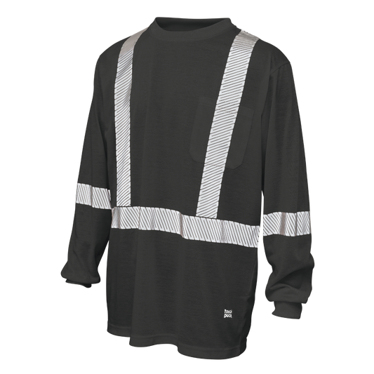 Tough Duck ST22 Polyester Jersey Long-Sleeve Safety T-Shirt