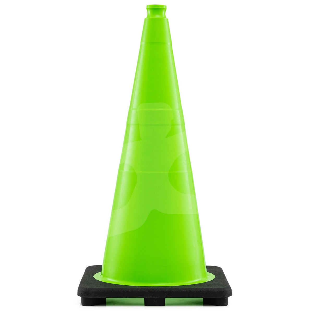 Xpose Safety 28" Lime Traffic Cone with collars