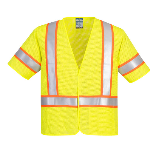 Portwest UFR24 Class 3 FR Mesh Vest - Yellow, front