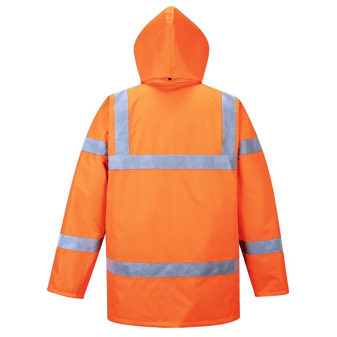 Portwest URT30 Hi-Vis Winter Traffic Jacket - Orange, back