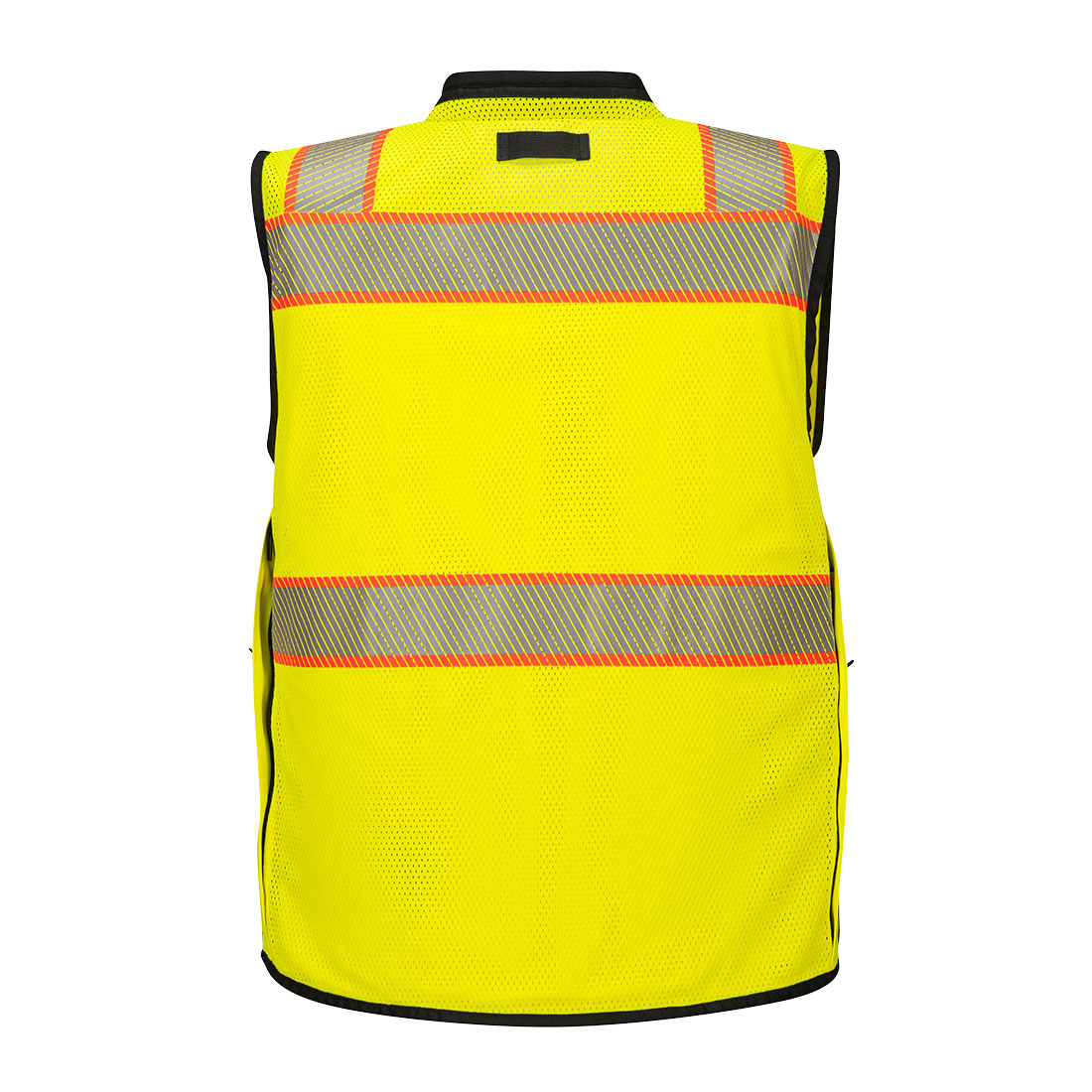 Portwest US375 Hi-Vis Premium Surveyor Vest - Yellow/Black, back