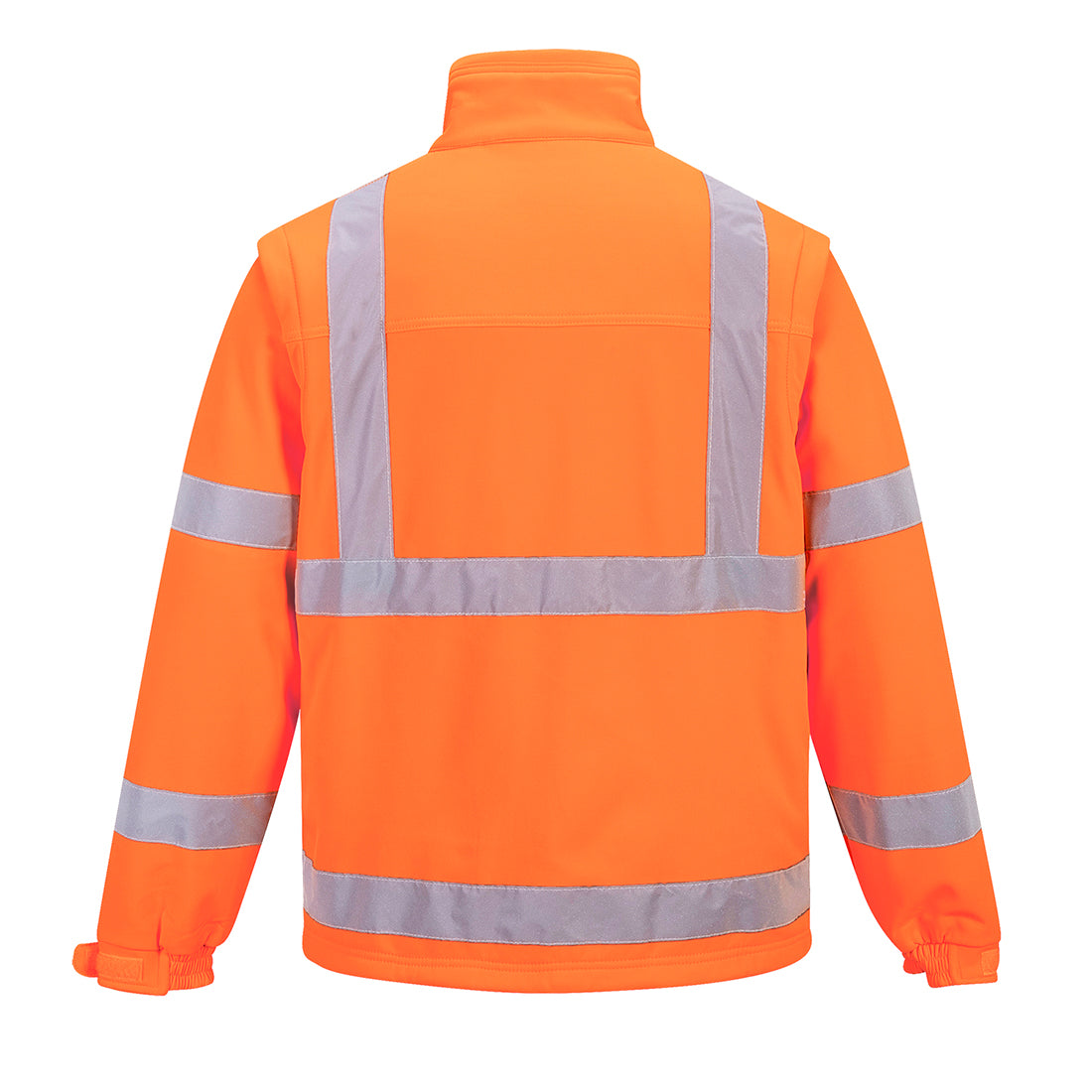 Portwest US428 Hi-Vis Softshell Jacket (3L) - Orange, back