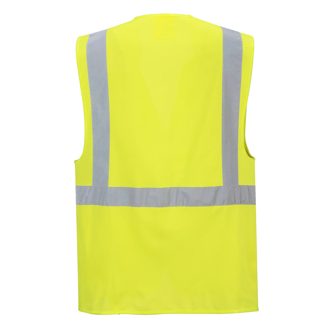 Portwest US476 Berlin Hi-Vis Executive Vest - Yellow, back