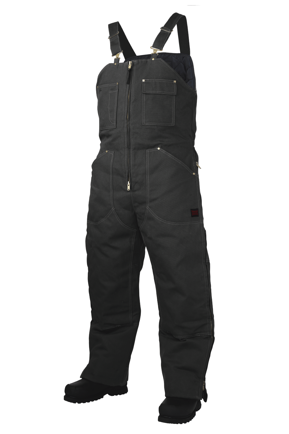 Tough Duck WB03 Insulated Duck Bib Overall - Black front