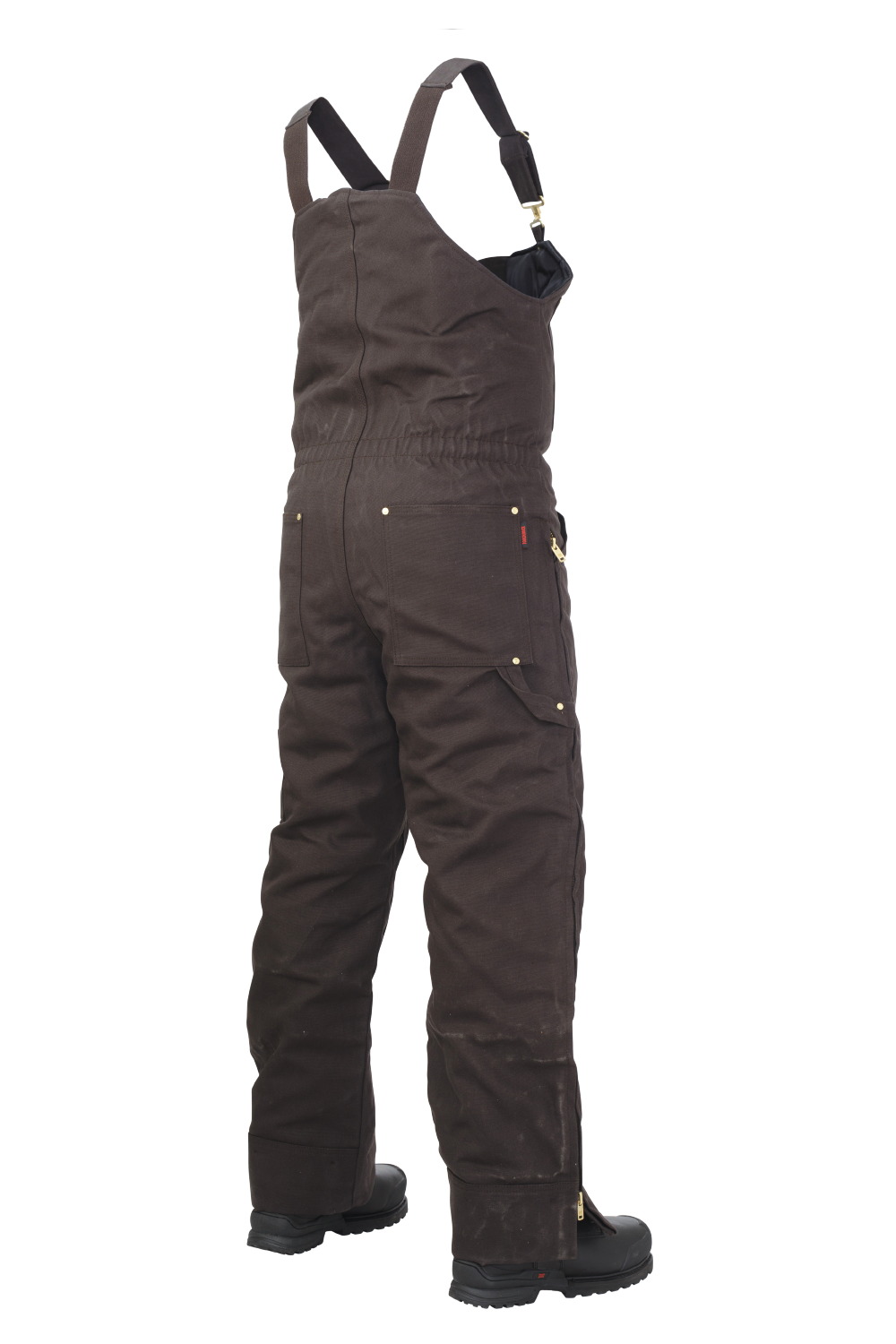 Tough Duck WB03 Insulated Duck Bib Overall - Dark Brown