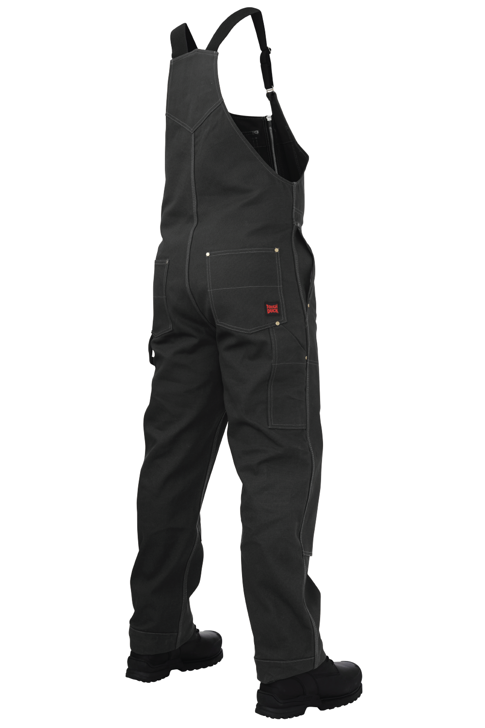 Tough Duck WB04 Unlined Duck Bib Overall - Black back