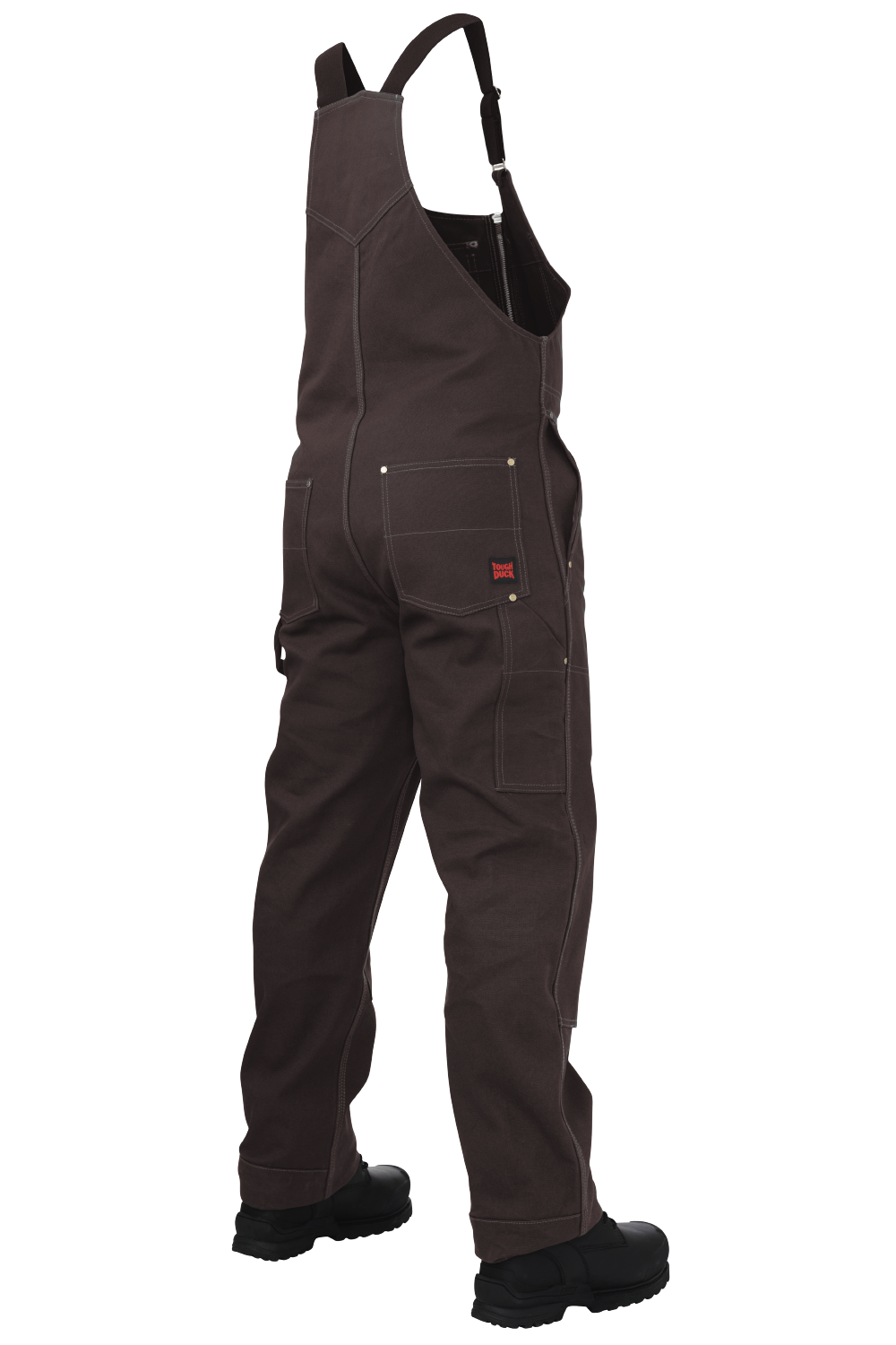 Tough Duck WB04 Unlined Duck Bib Overall - Dark Brown