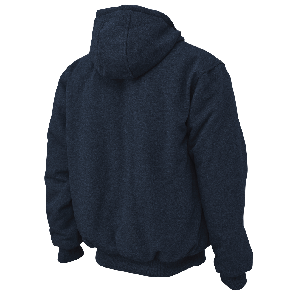 Tough Duck WJ08 Zip-Front Insulated Hoodie - Navy