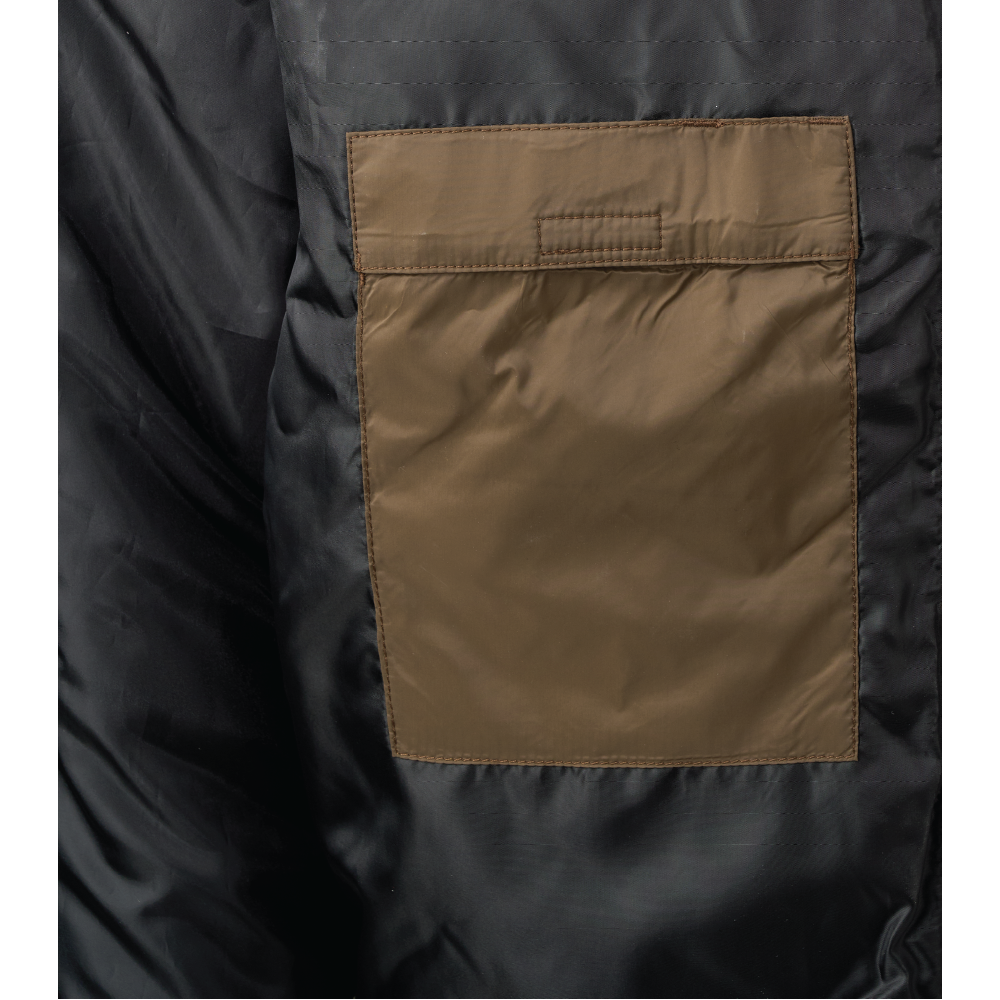 Tough Duck WJ16 Quilted Freezer Jacket with PrimaLoft Insulation - Timber