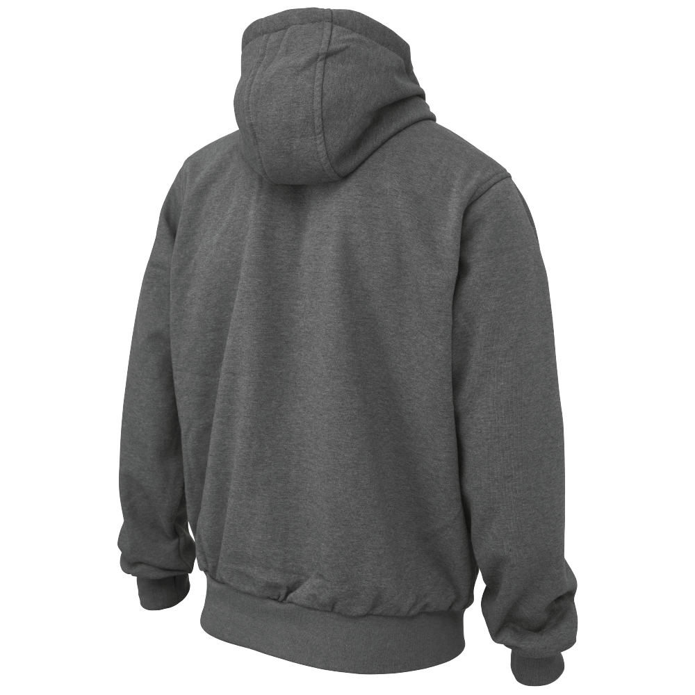Tough Duck WJ21 Zip-Front Hoodie - Charcoal