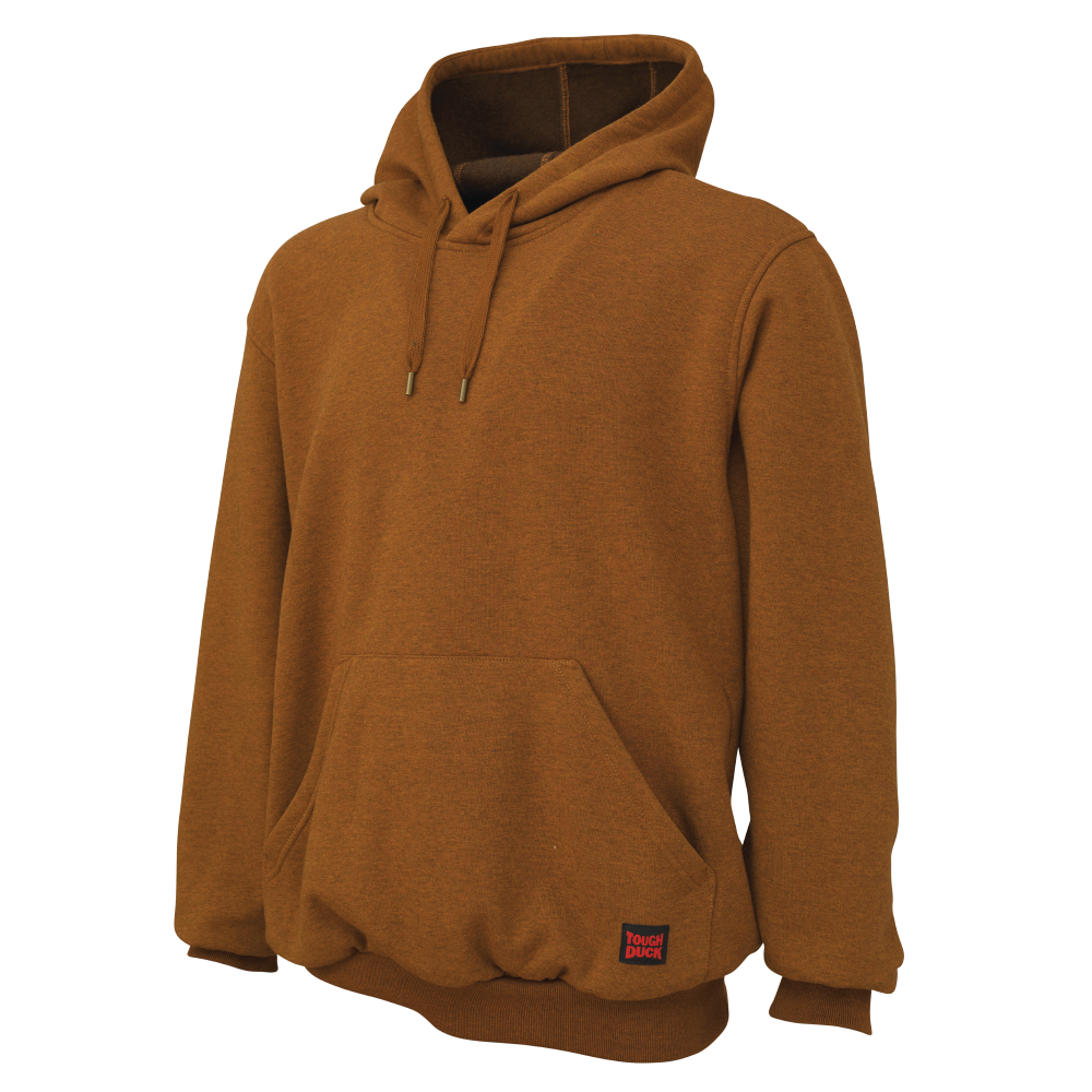 Tough Duck WJ22 Pullover Hoodie - Melange Brown