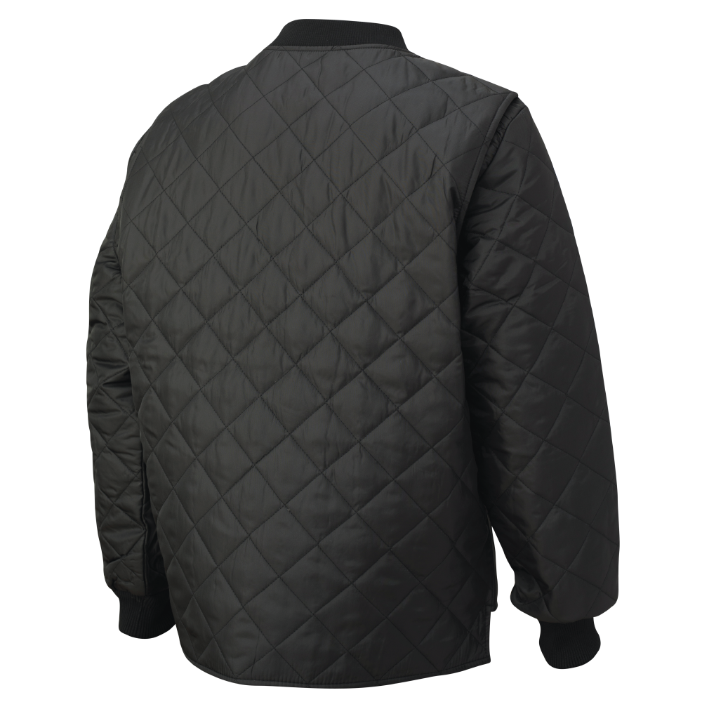 Tough Duck WJ25 Quilted Freezer Jacket - Black back