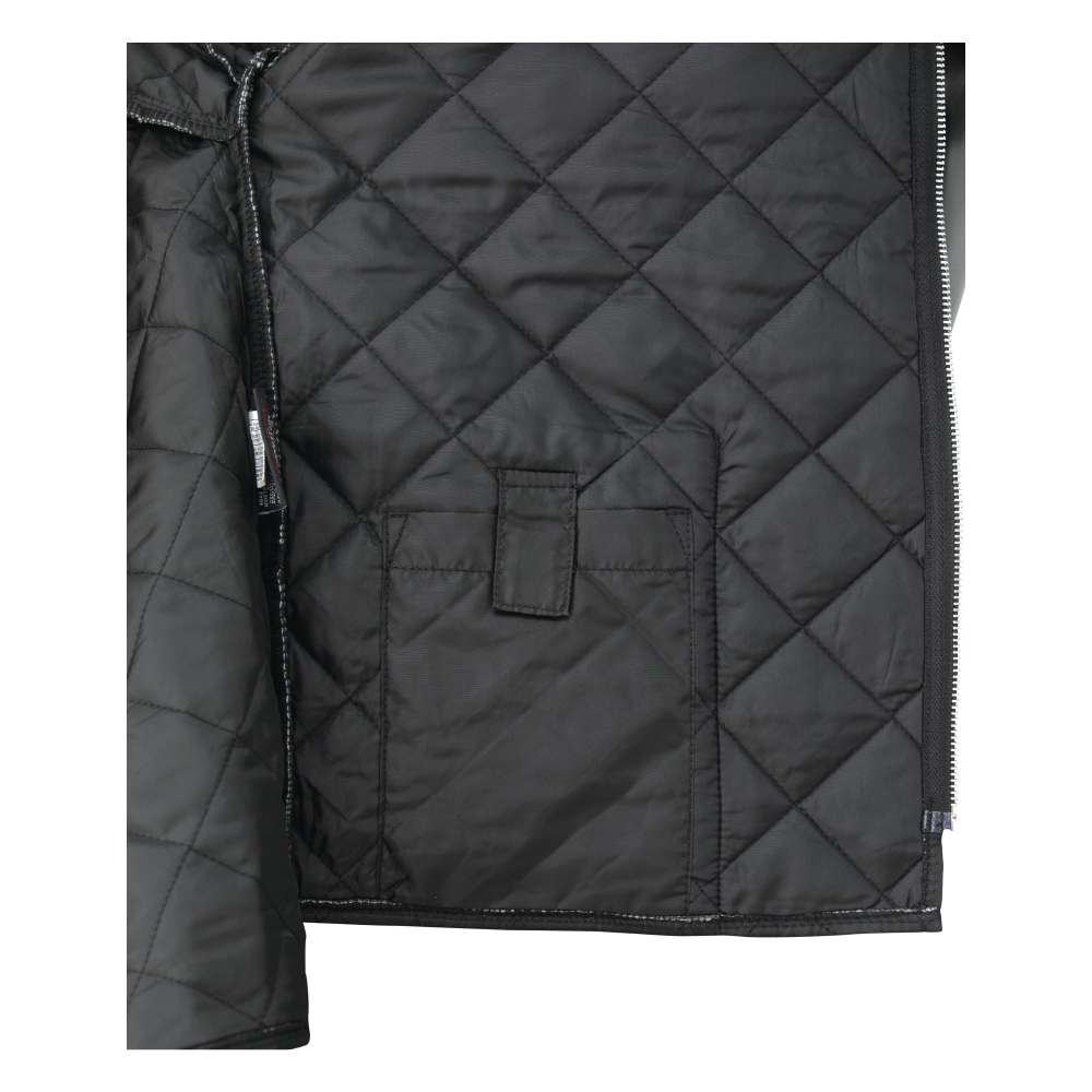 Tough Duck WJ25 Quilted Freezer Jacket - Black detail