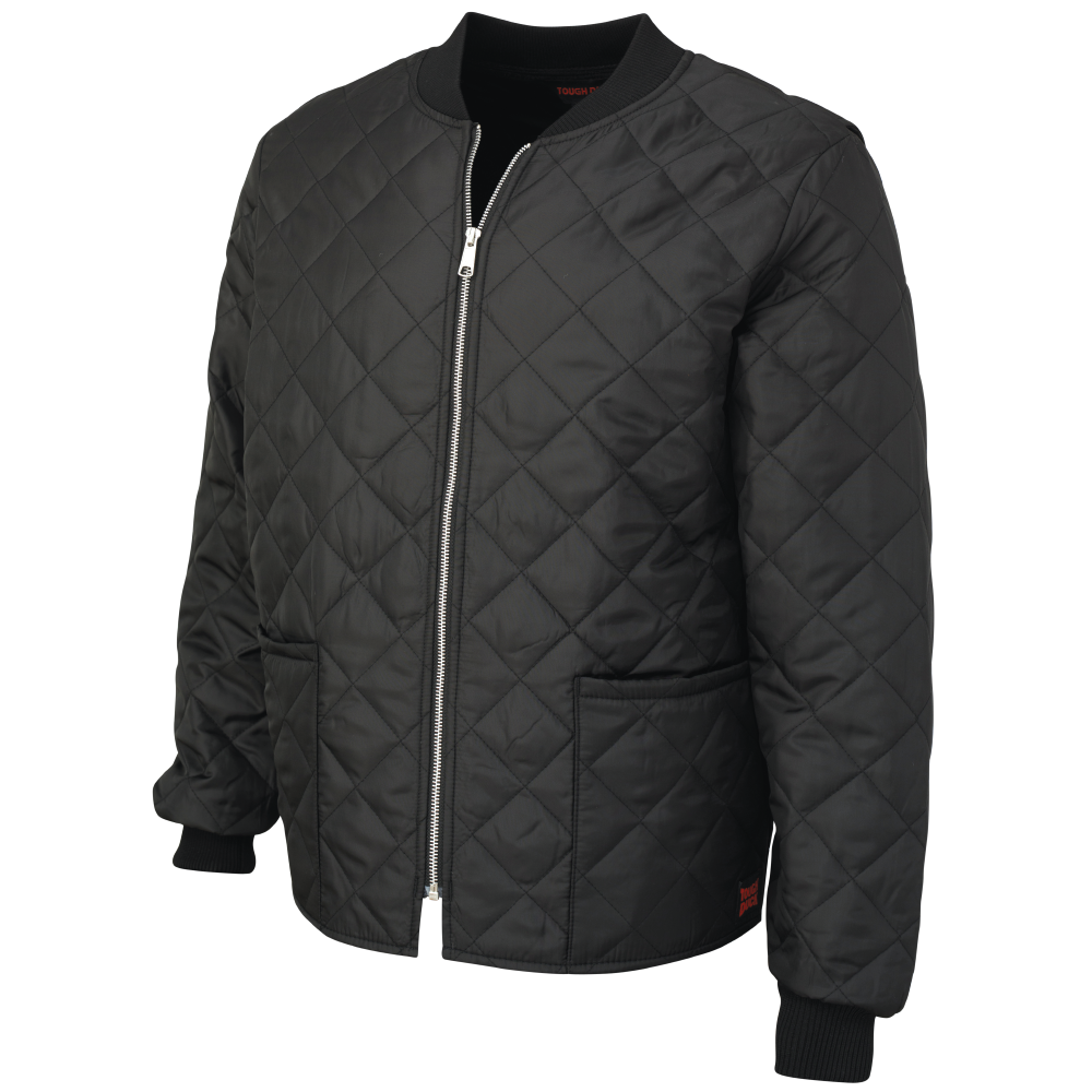 Tough Duck WJ25 Quilted Freezer Jacket - Black front