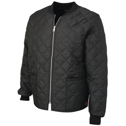 Tough Duck WJ25 Quilted Freezer Jacket - Black front