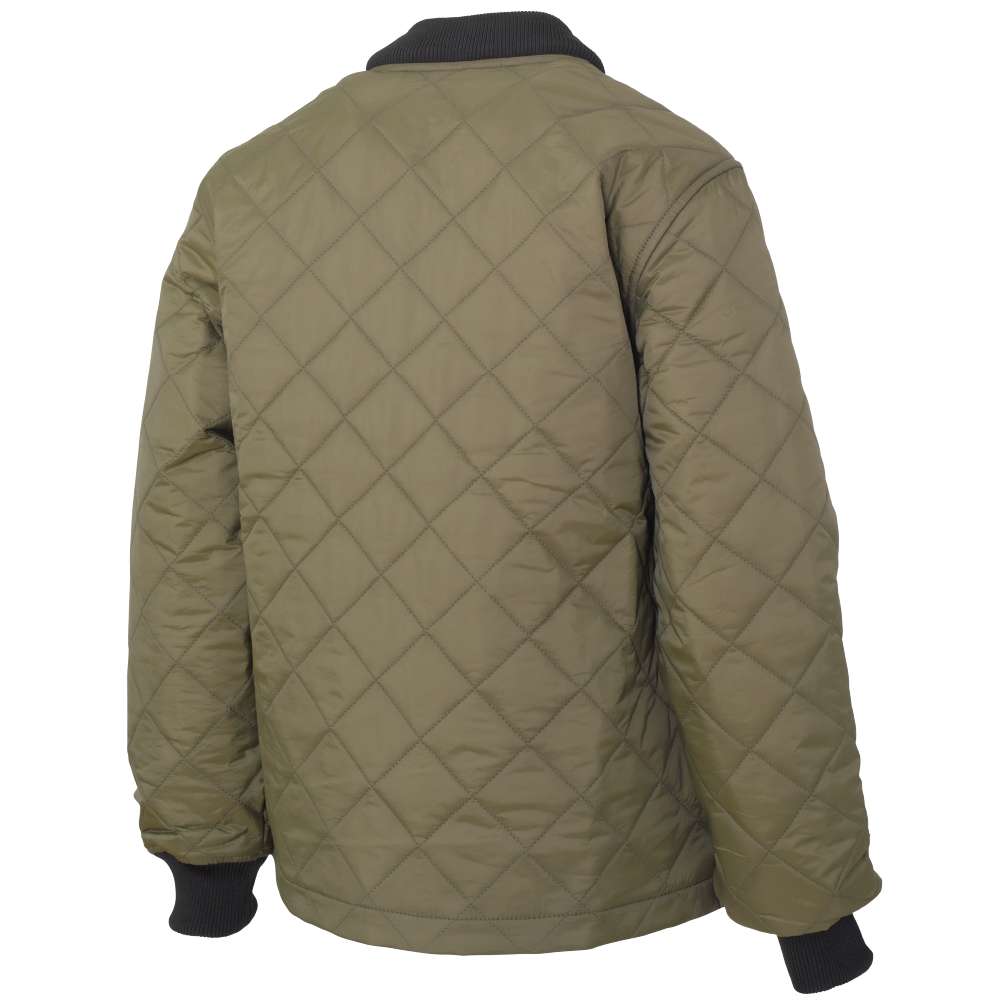 Tough Duck WJ39 Women's PrimaLoft Freezer Jacket - Olive + Black Lining