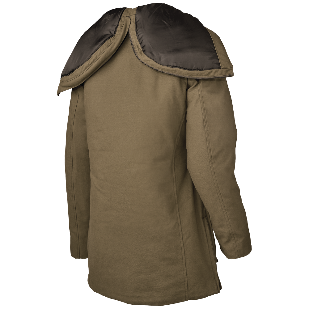 Tough Duck WJ48 Women's Lined Duck Parka With Convertible Hood - Oak