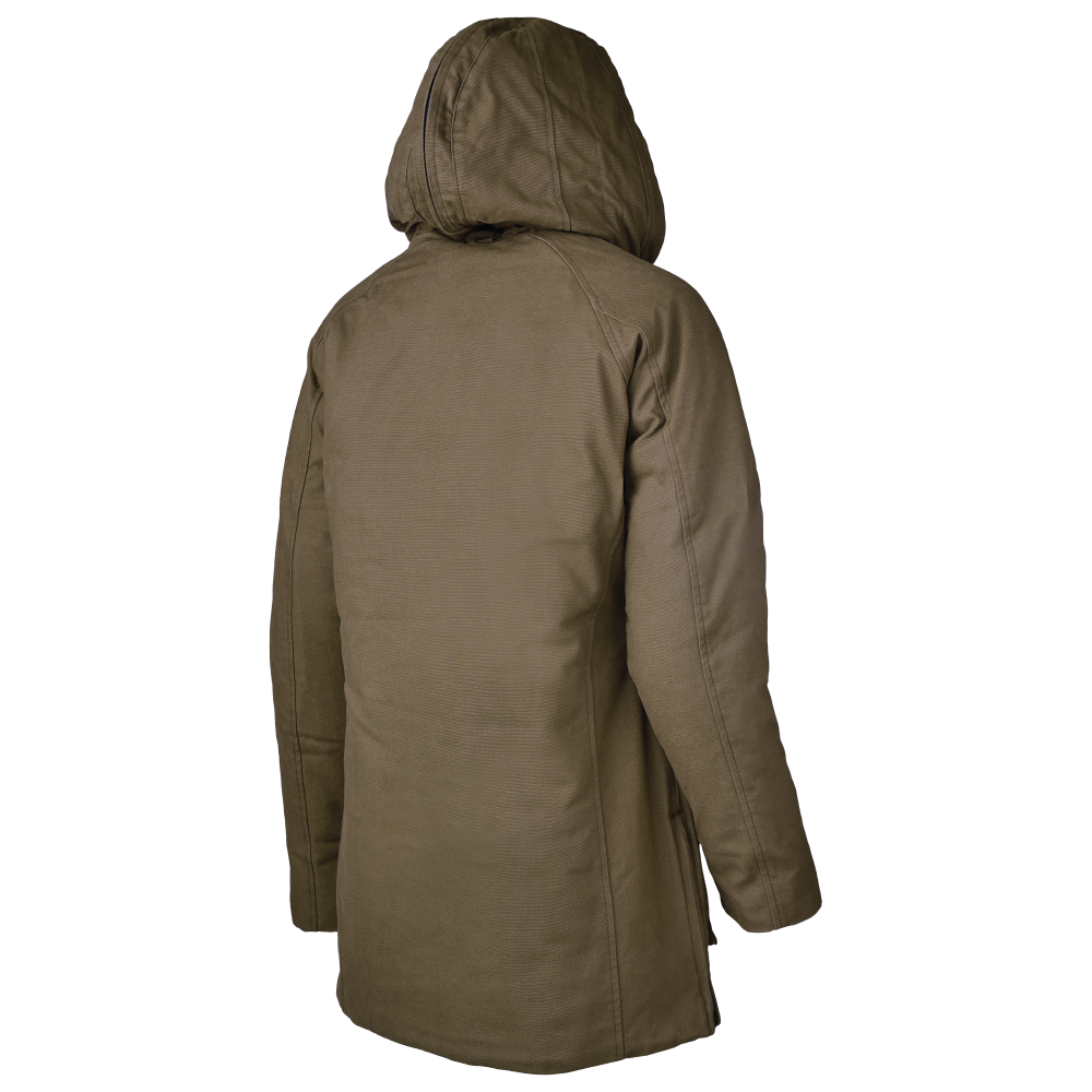 Tough Duck WJ48 Women's Lined Duck Parka With Convertible Hood - Oak