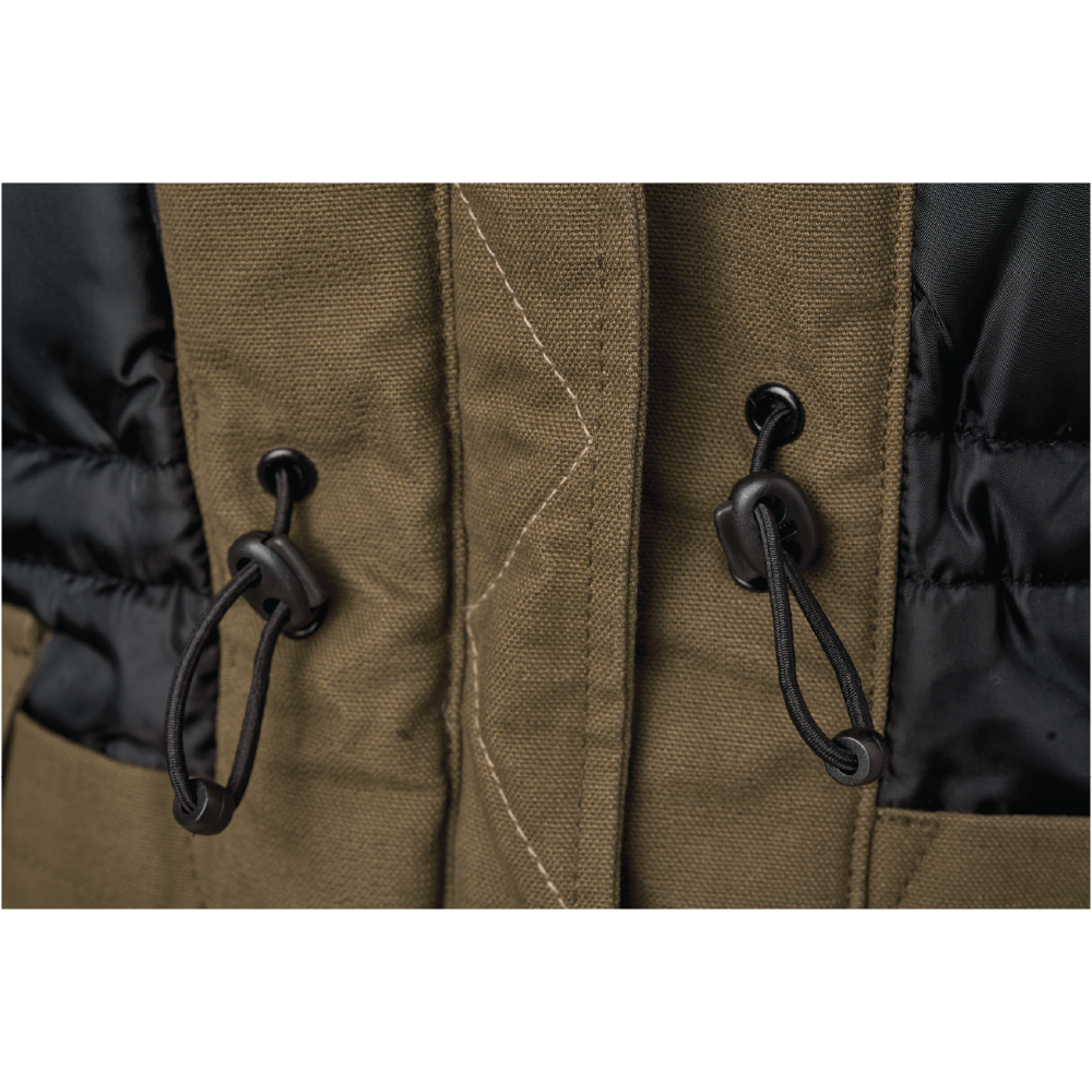 Tough Duck WJ48 Women's Lined Duck Parka With Convertible Hood - Oak