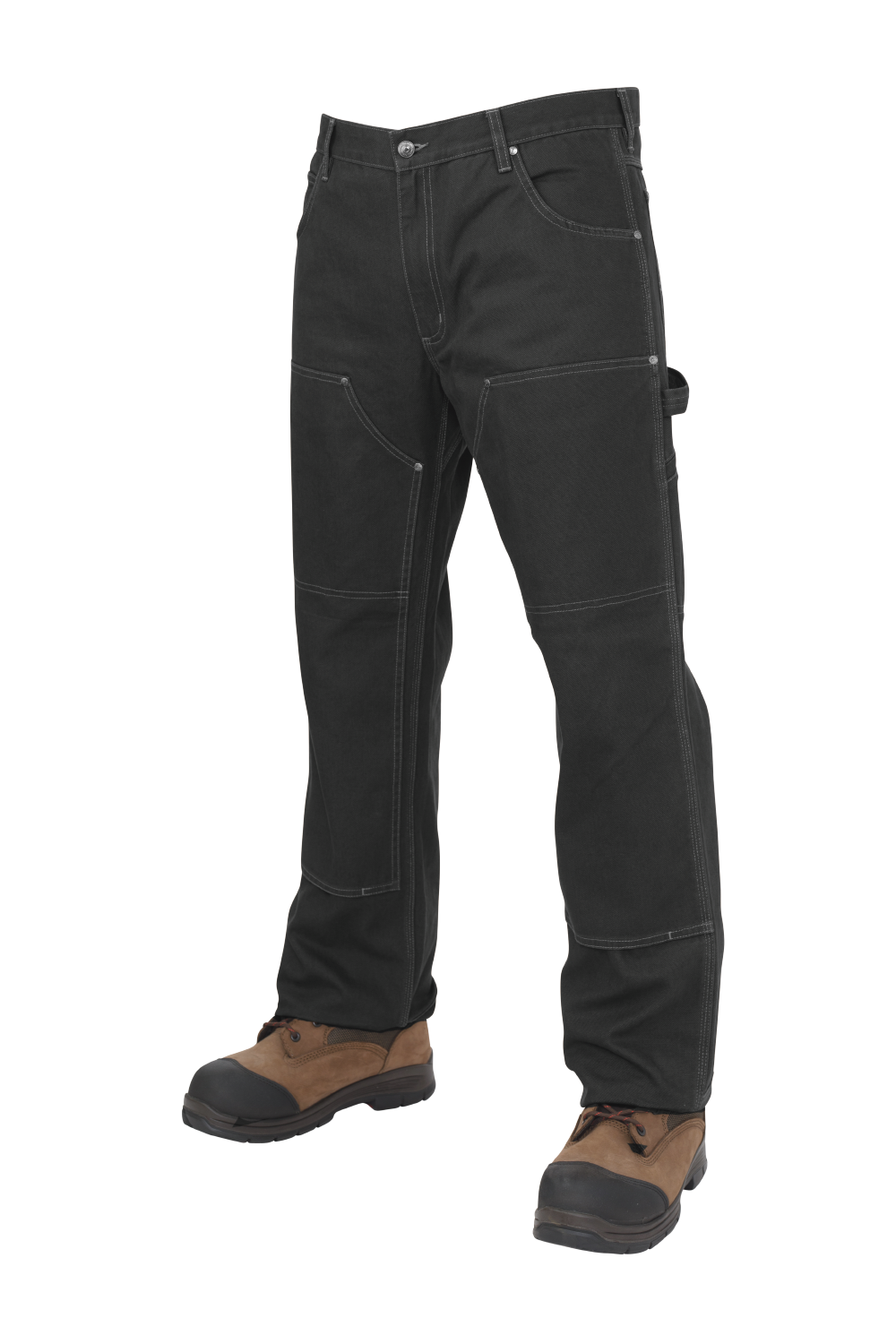 Tough Duck WP03 Double Front Pant - Black front