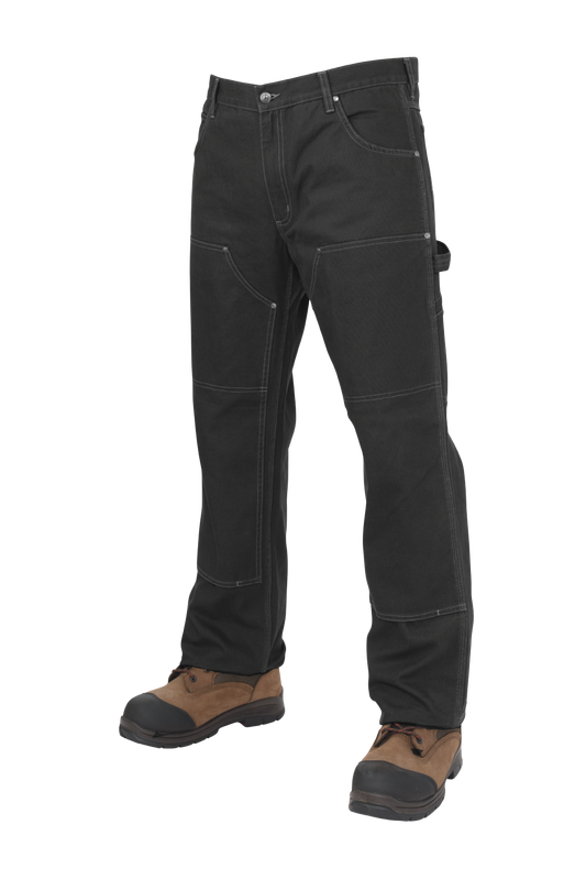 Tough Duck WP03 Double Front Pant - Black front