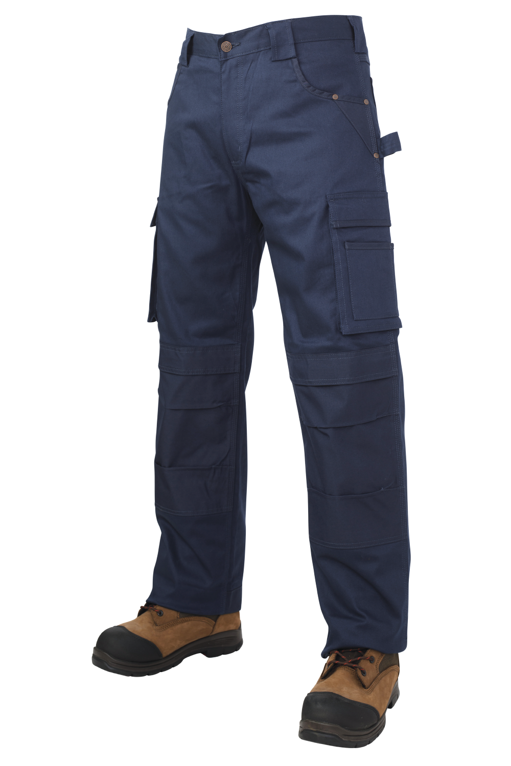 Tough Duck WP05 Relaxed Fit Tough Flex Twill Carpenter Pant - Navy
