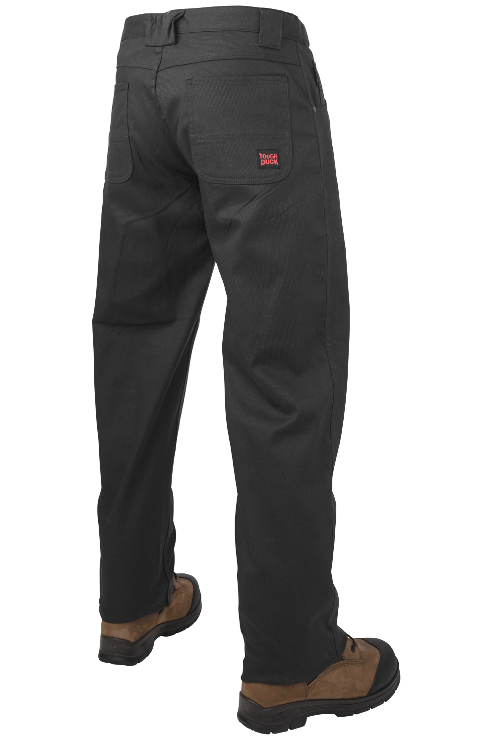 Tough Duck WP09 Relaxed-Fit Flat Front Tough Flex Twill Pant with Expandable Waist