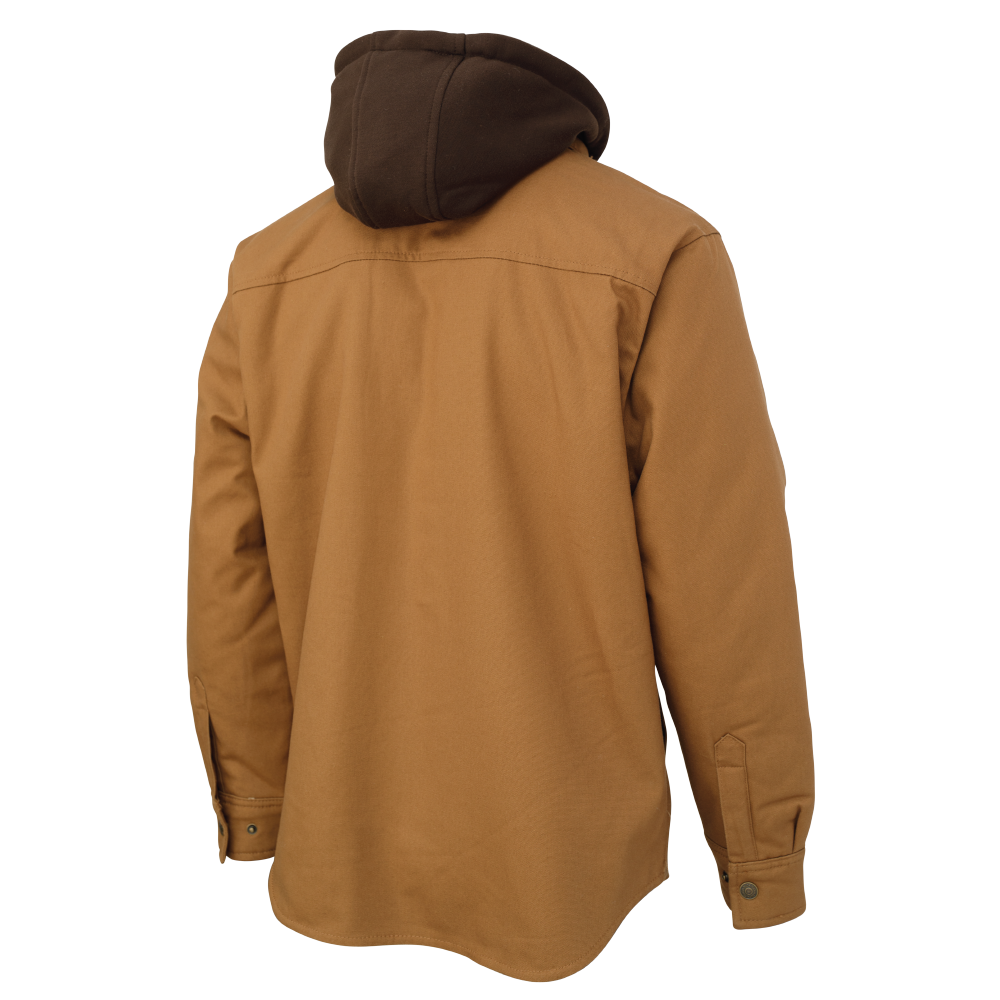 Tough Duck WS03 Sherpa-Lined Duck Jac-Shirt - Brown