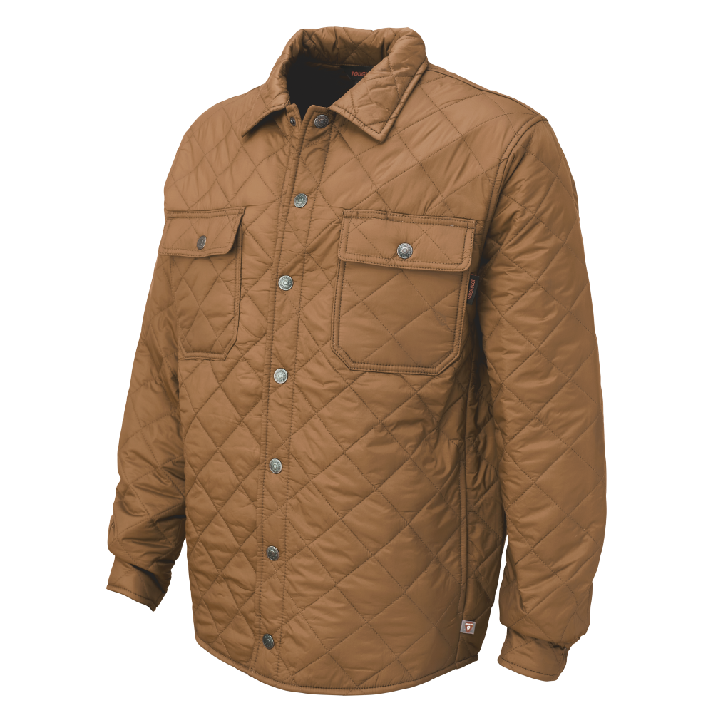 Tough Duck WS14 Freezer Shirt with PrimaLoft Insulation - Brown