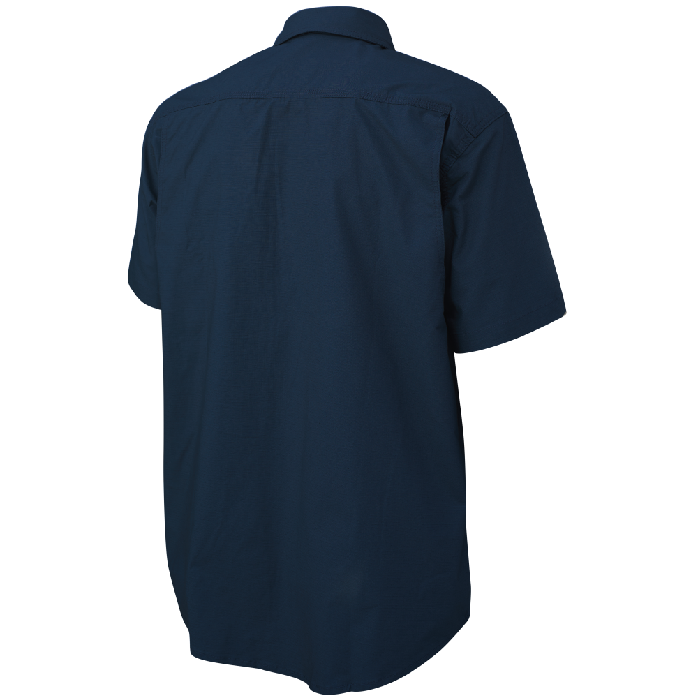 Tough Duck WS20 Short-Sleeve Tough Flex Ripstop Shirt - Navy
