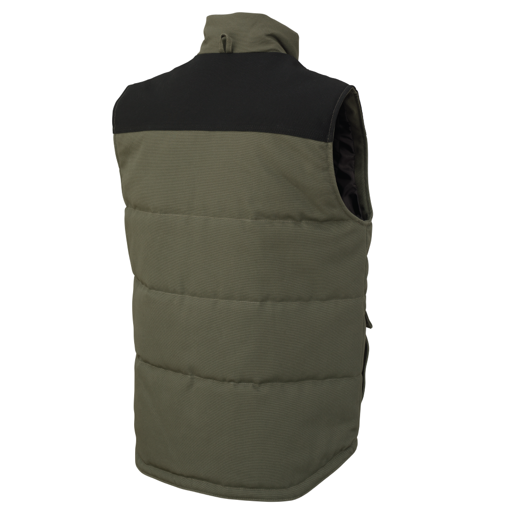 Tough Duck WV08 Duck Woodsman Vest - Olive/Black