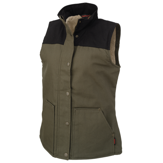 Tough Duck WV09 Women's Duck Sherpa-Lined Vest