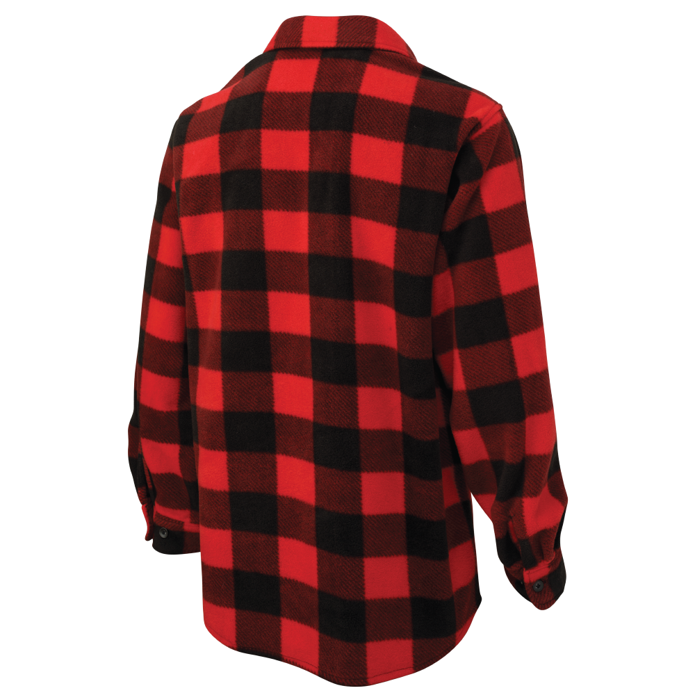Tough Duck i964 Buffalo Check Fleece Shirt - Red Check