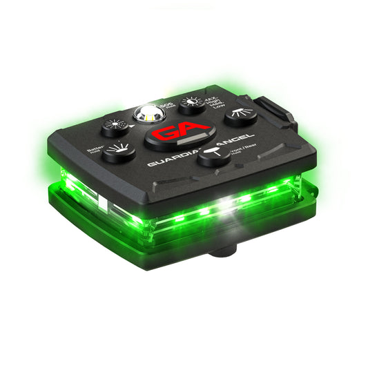 Guardian Angel Micro Series Green/Green wearable safety light