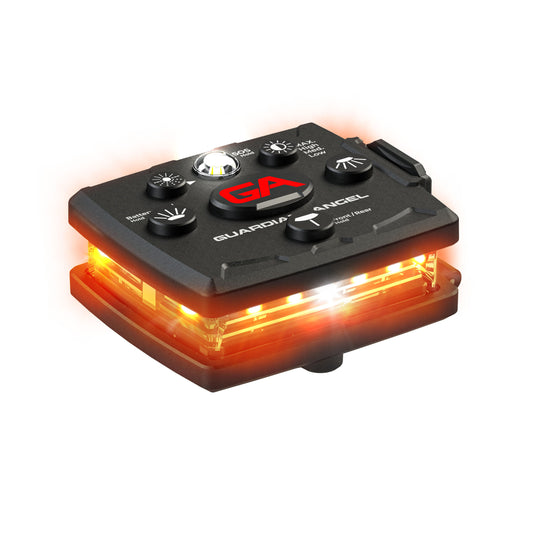 Guardian Angel Micro Series Orange/Orange wearable safety light