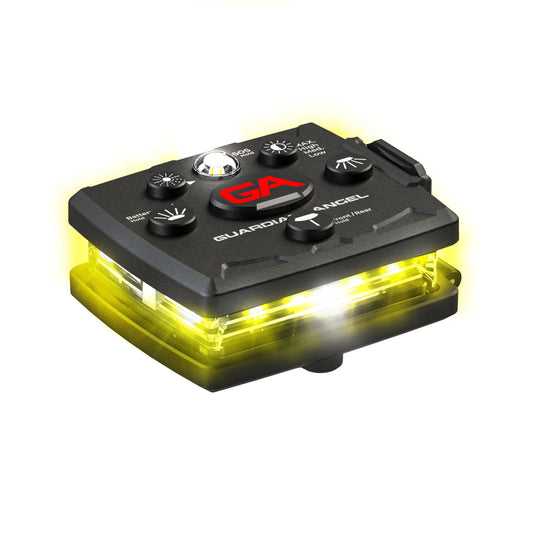 Guardian Angel Micro Series Yellow/Yellow wearable safety light