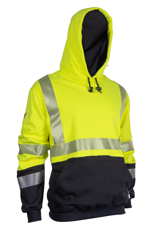 DRIFIRE® FR Hi-Vis Hybrid Lined Pullover Hoodie