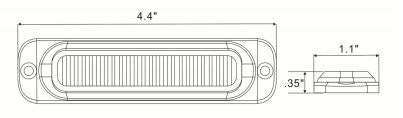 Eliteopto™ Super Slim Warning light